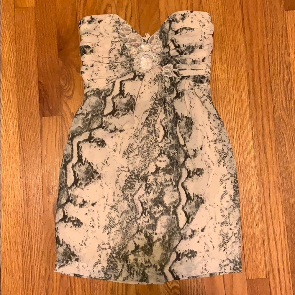 H&M strapless cocktail dress